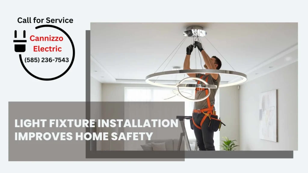Light Fixture Installation Improves Home Safety