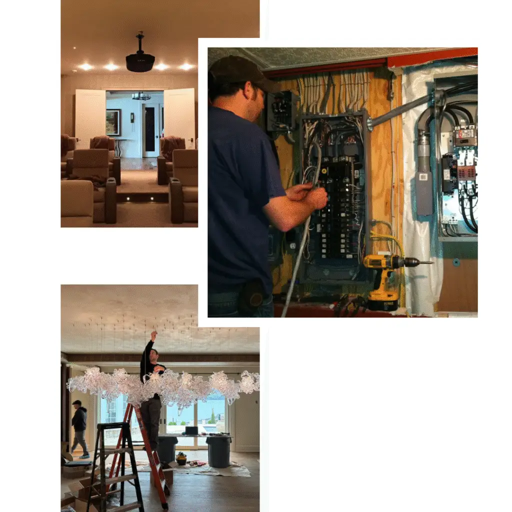electrician in rochester working on electric projects