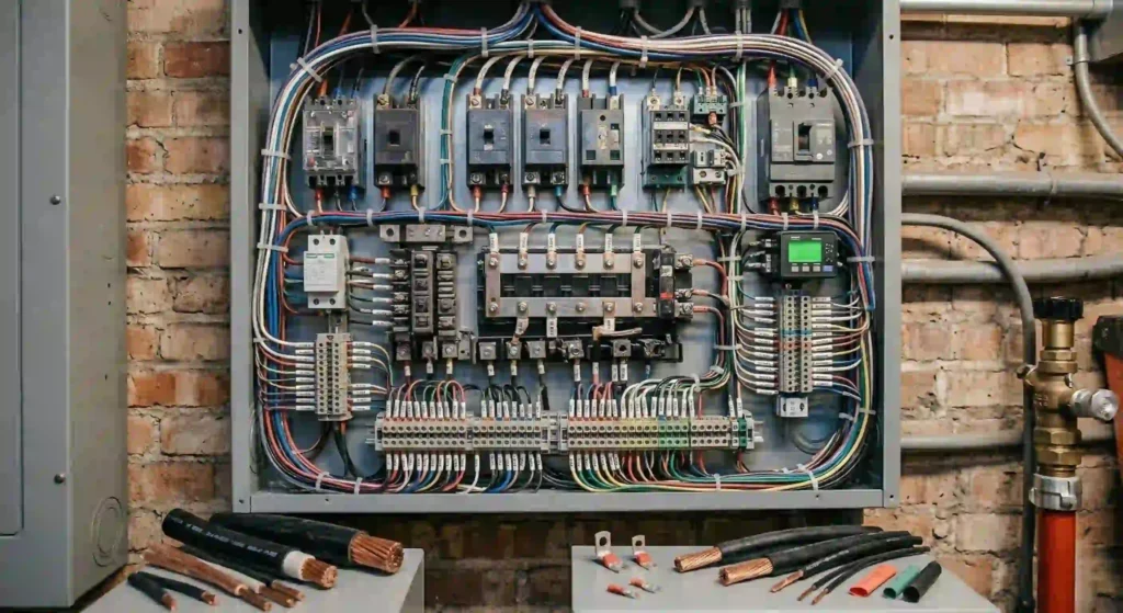 upgraded commercial electrical panel