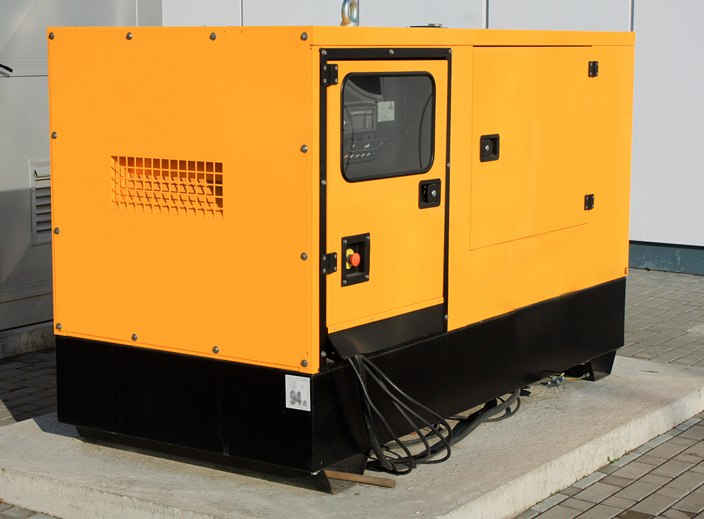 Licensed Cannizzo electrician installing a standby generator in Monroe County